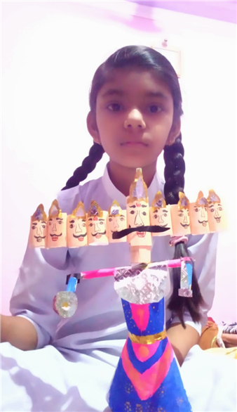 Dussehra craft activity